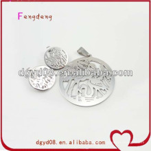 silver jewelry set earrings pendant set